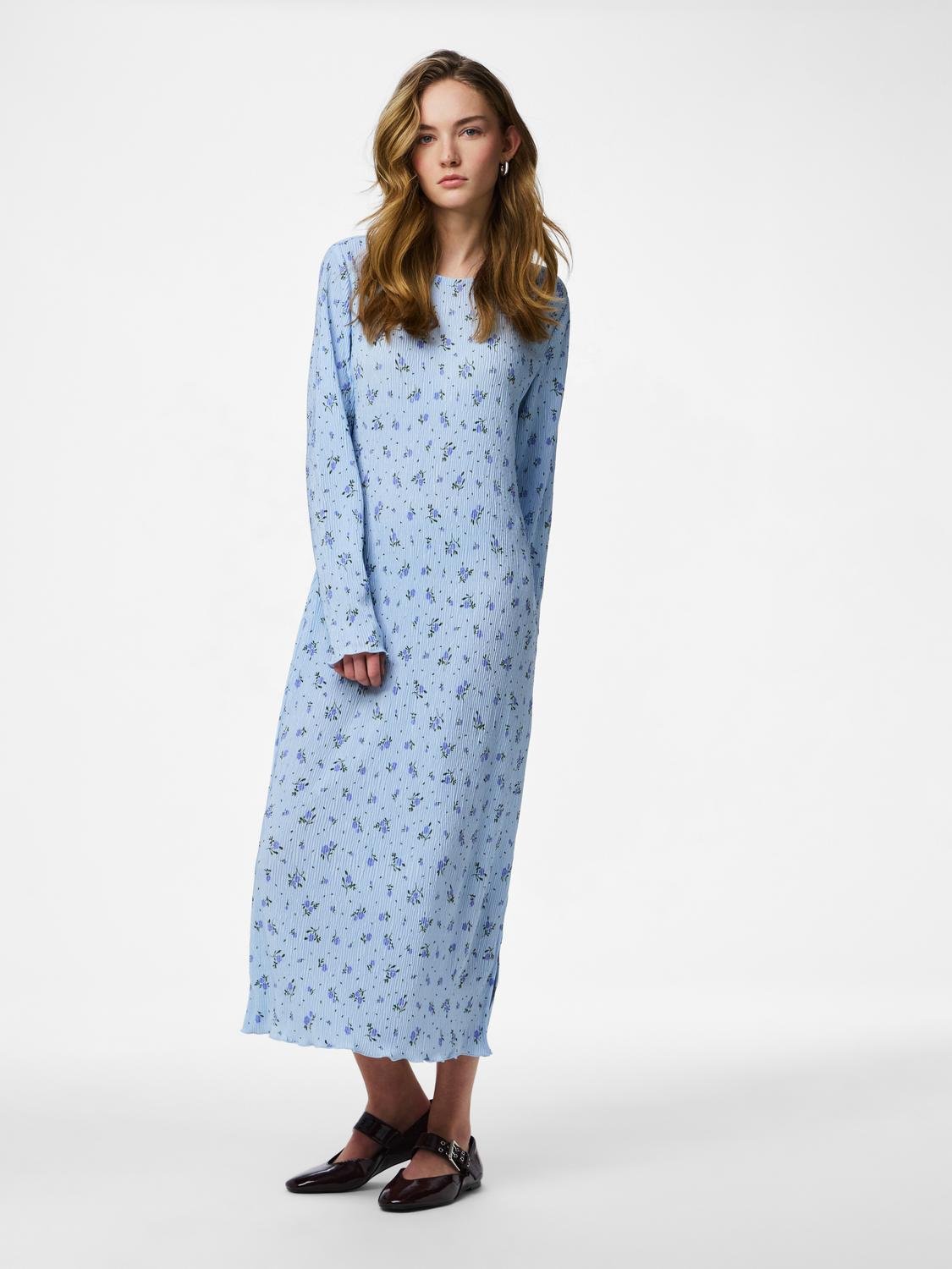 PCFLORA Midi Dress - Cashmere Blue - VERO MODA & VILA Bergvik